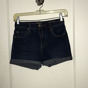 High waisted Jean shorts